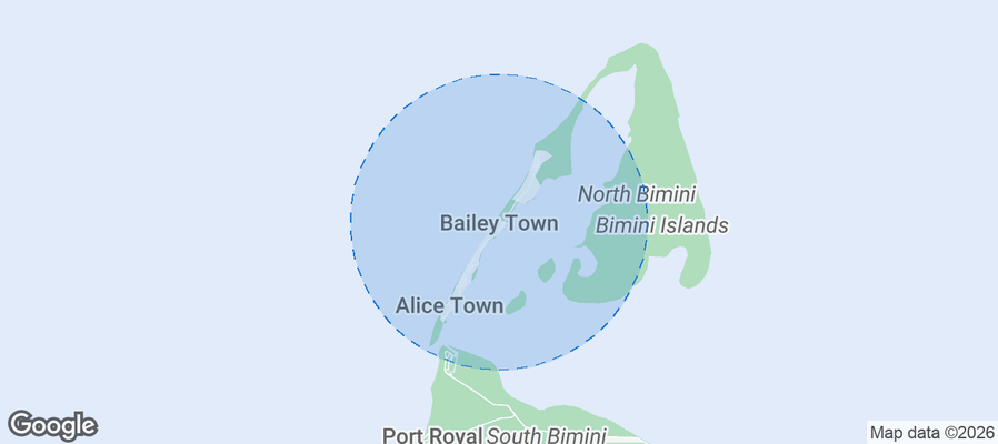 Bailey Town Airbnb map